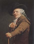 Joseph Ducreux Self-Portrait as a Mocker Sweden oil painting artist